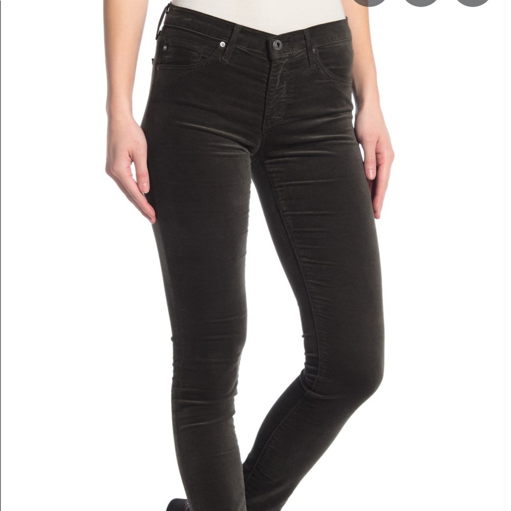 💞AG💞super skinny velvet leggings